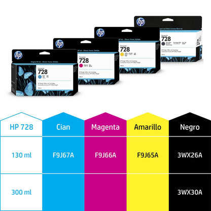 HP 728 High Yield Ink Cartridge - Magenta