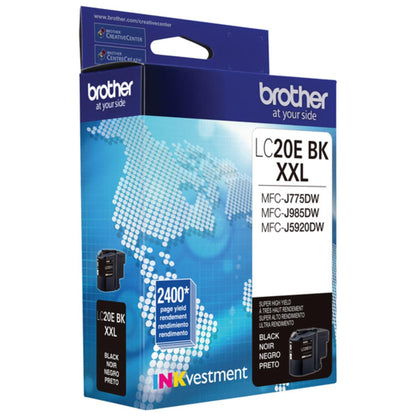 Brother LC20EBK Super High Yield Ink Cartridge - Black