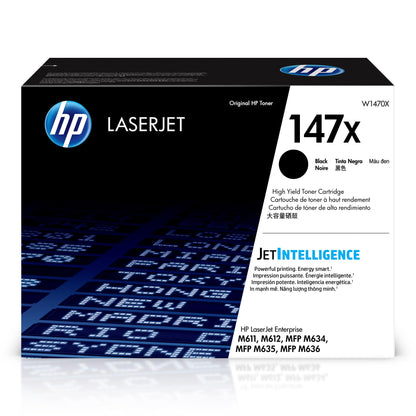 HP 147X High Yield Black Original LaserJet Toner Cartridge, W1470X