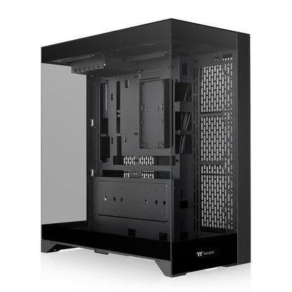 Thermaltake CTE E550 TG Black Mid Tower ATX Case; 3 Tempered Glass Panels;