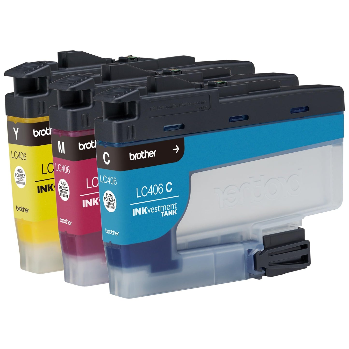 Brother LC4063PK INKvestment Ink 1500 Page-Yield Cyan/Magenta/Yellow 3 Pack