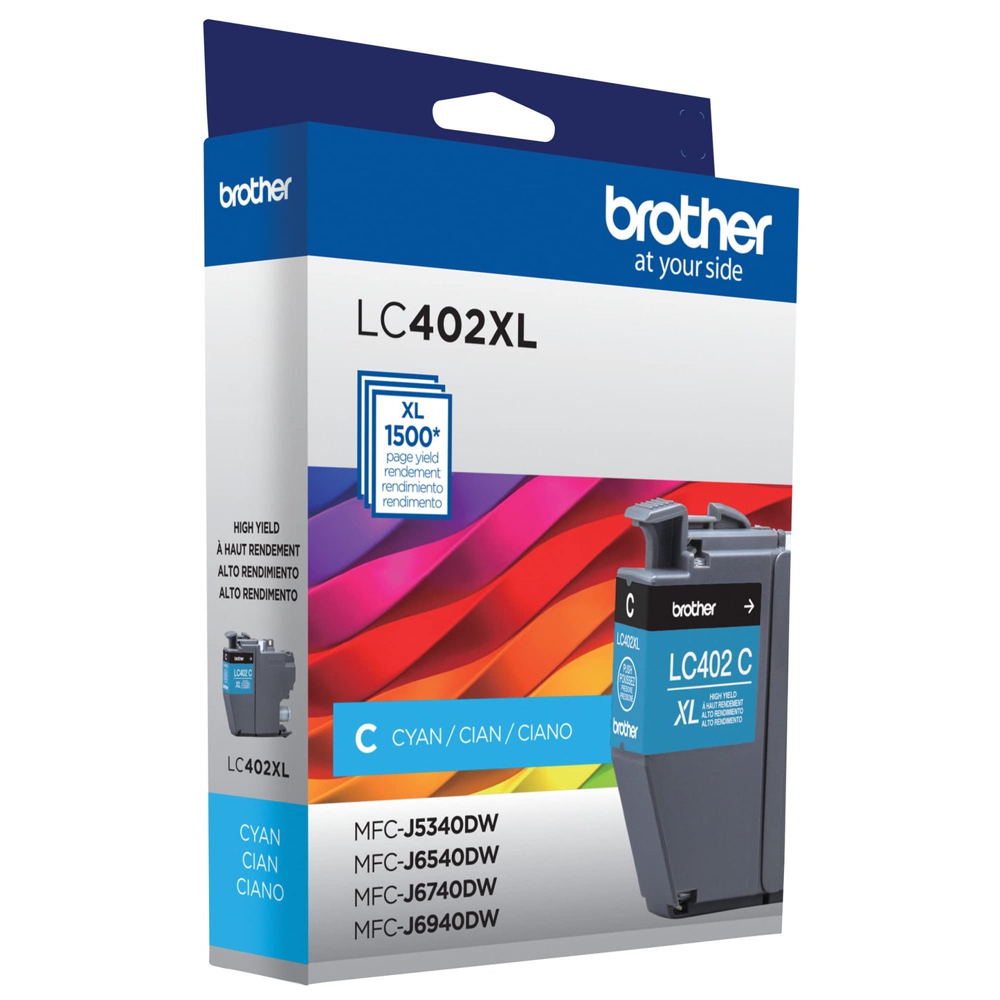 Brother LC402XLCS High-Yield Ink 1500 Page-Yield Cyan