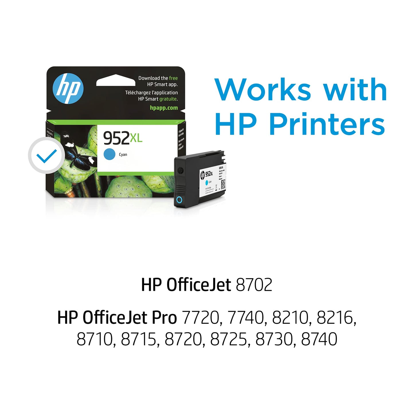 HP 952XL High Yield Ink Cartridge - Cyan