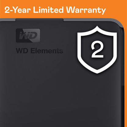 WD 6TB Elements Portable Storage USB 3.2 Gen 1/USB 3.0 (USB 2.0 compatible)