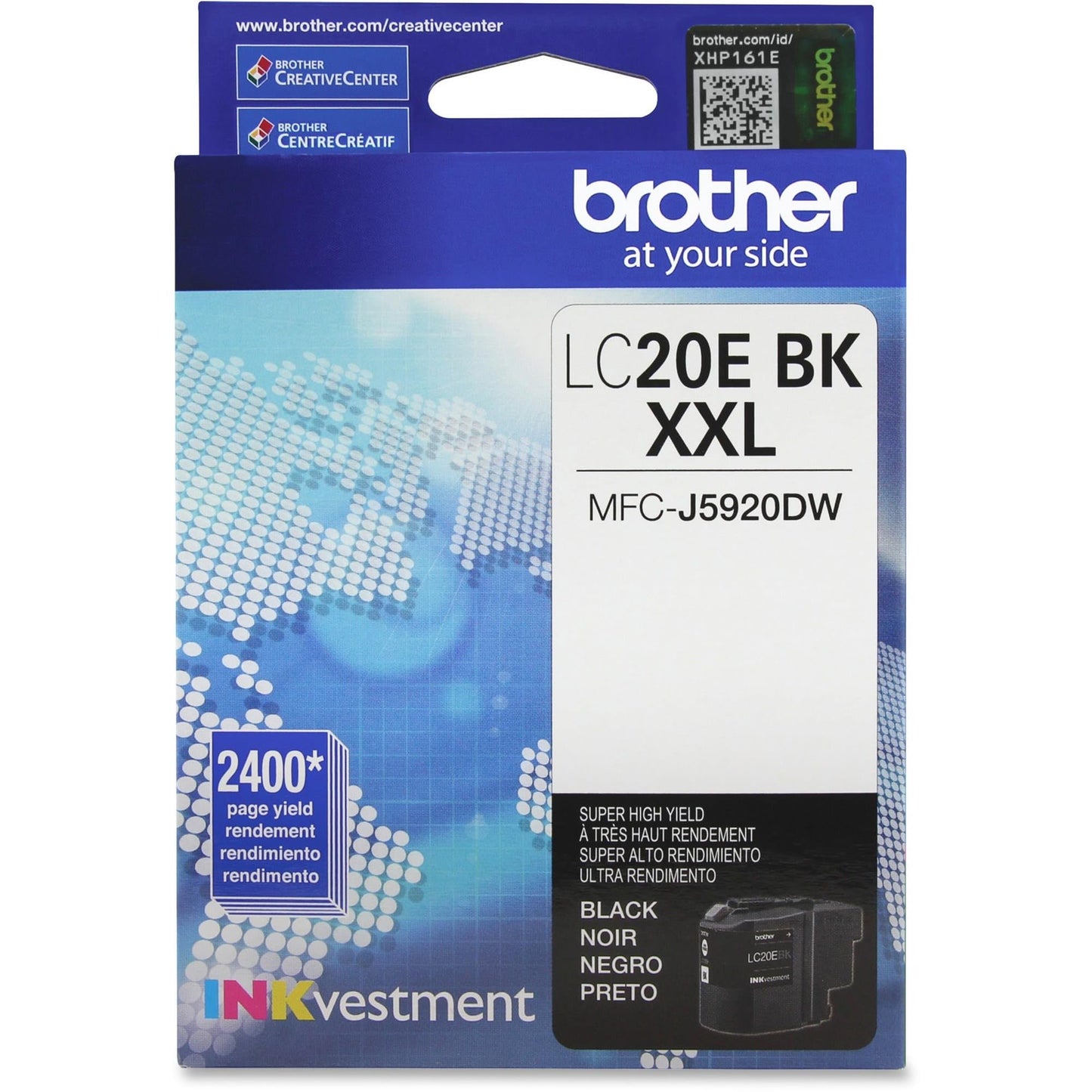 Brother LC20EBK Super High Yield Ink Cartridge - Black