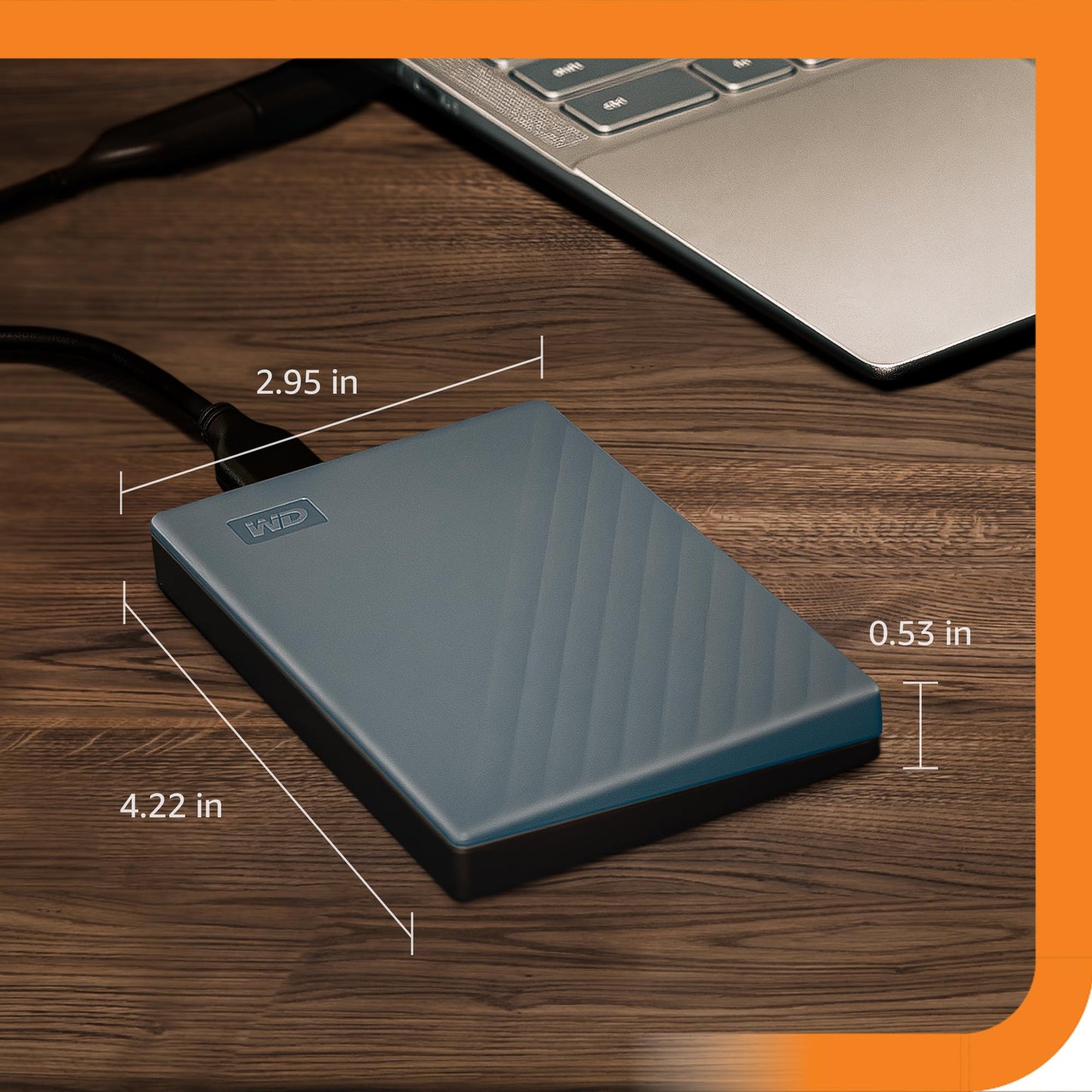 WD 2TB My Passport Portable Storage External Hard Drive  USB-C™