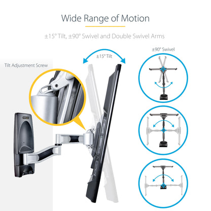 ARTICULATING TV WALL MOUNT -