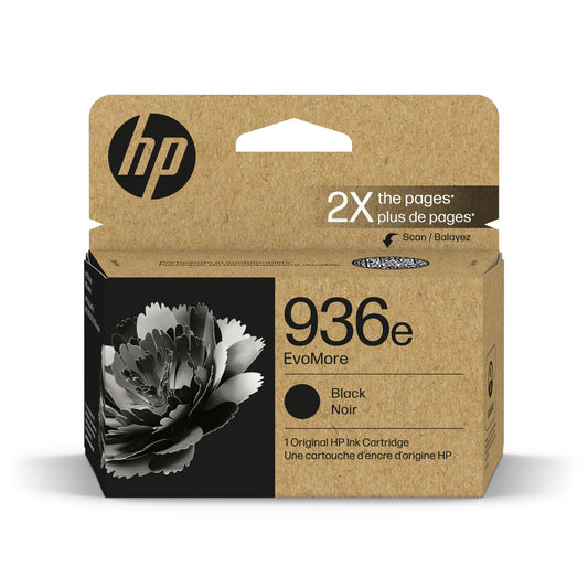 HP 936e Black EvoMore Ink Cartridge | Works OfficeJet 9120 Series, OfficeJet Pro