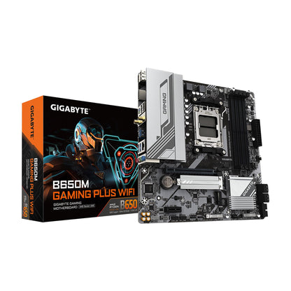 GIGABYTE B650M GAMING PLUS WIFI AM5 LGA 1718 AMD B650 M-ATX, DDR5