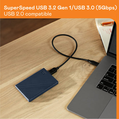 WD 4TB My Passport for Mac Portable External Hard Drive Storage USB-C/USB-A 3.2