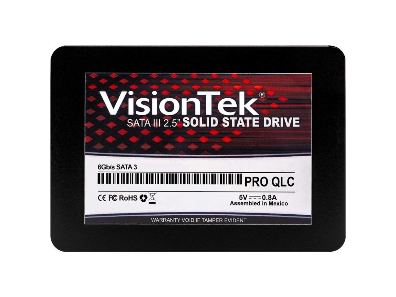 VisionTek Pro 2.5" 1TB SATA III 3D QLC Internal Solid State Drive (SSD) 901369