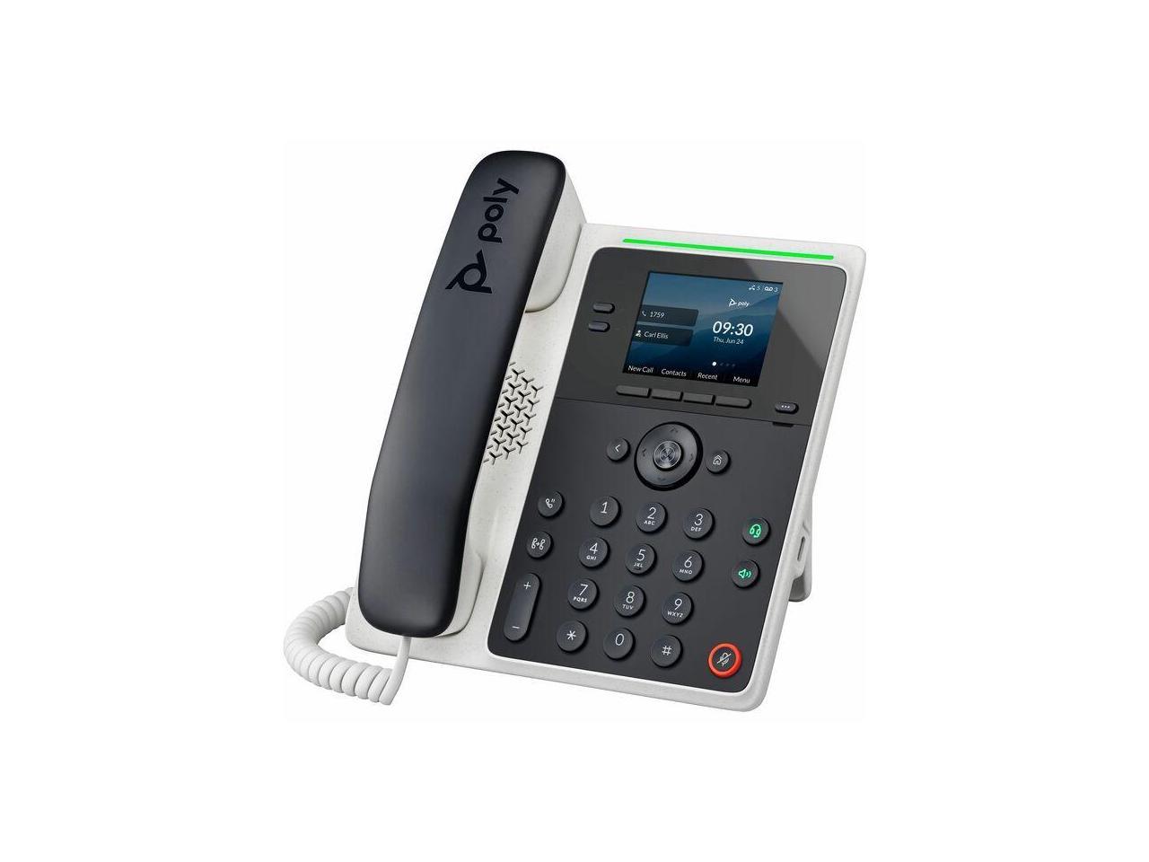 HP Poly Edge E100 IP Phone Corded - Desktop, Wall Mountable Model 82M86AA