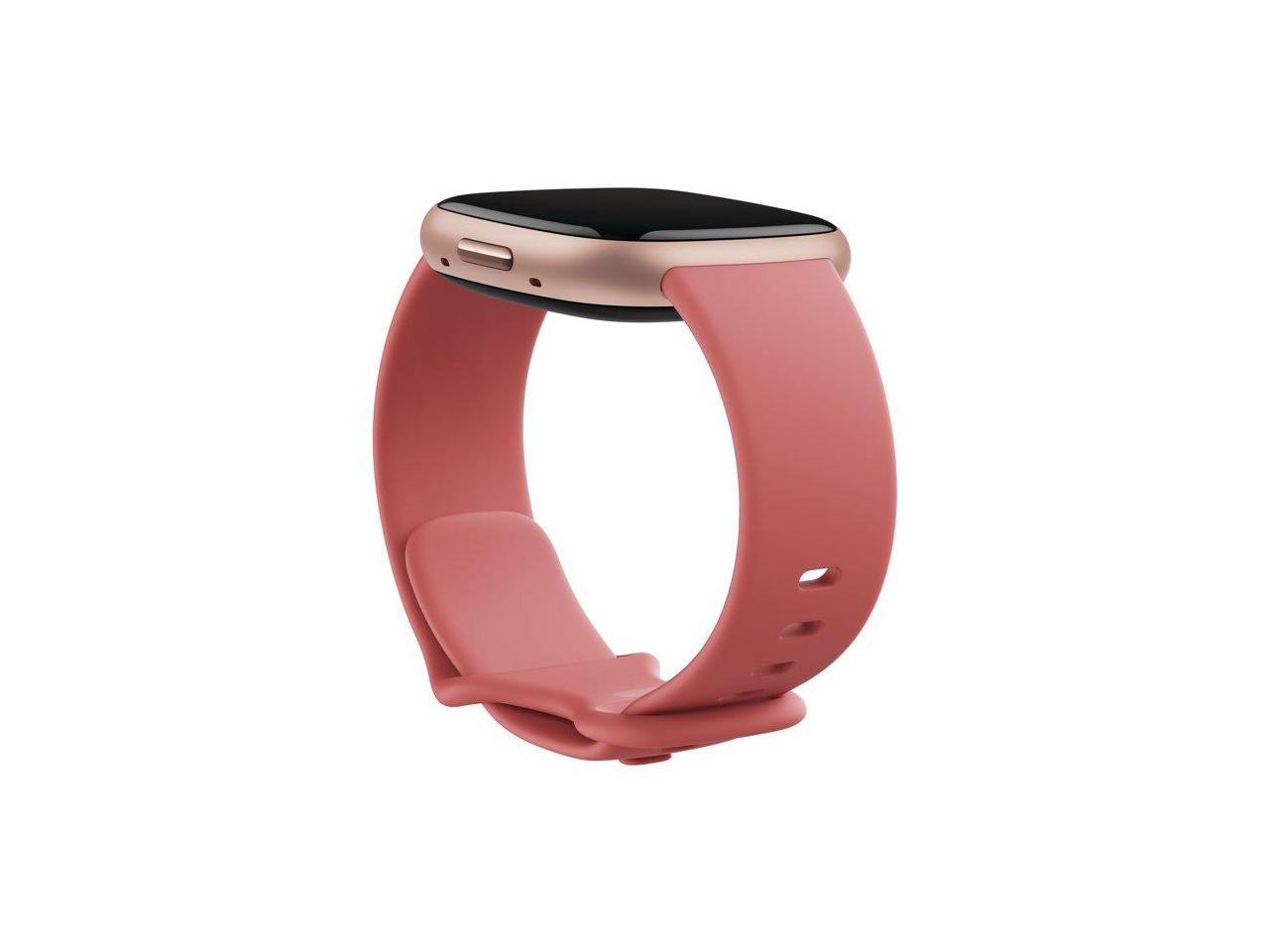 Fitbit Versa 4 Fitness Smartwatch, Pink Sand / Copper Rose Aluminum | FB523RGRW-US