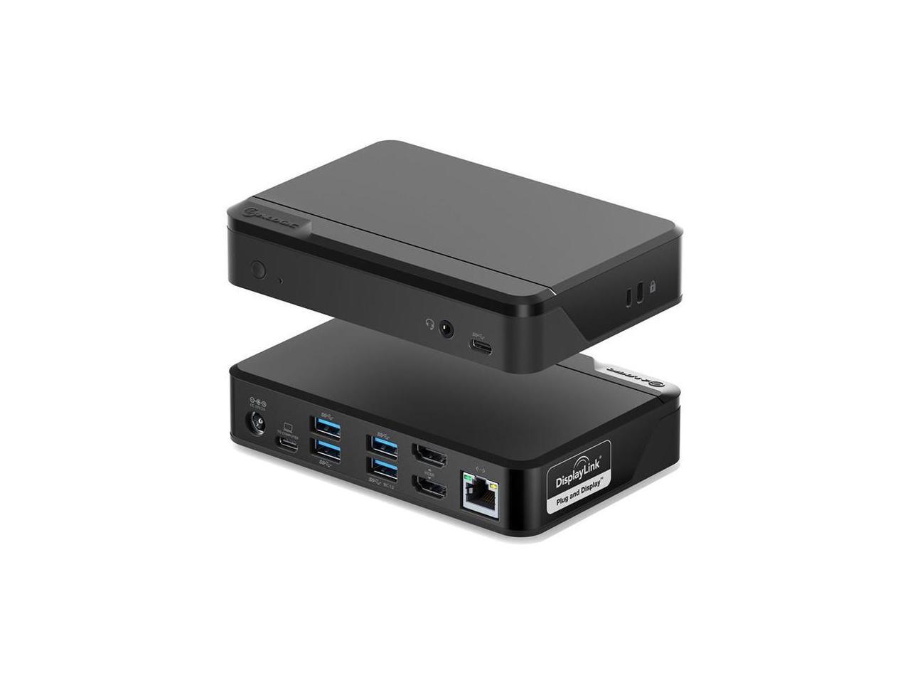 ALOGIC Universal Twin HD Docking Station with USB-C & USB-A Compatibility - Dual