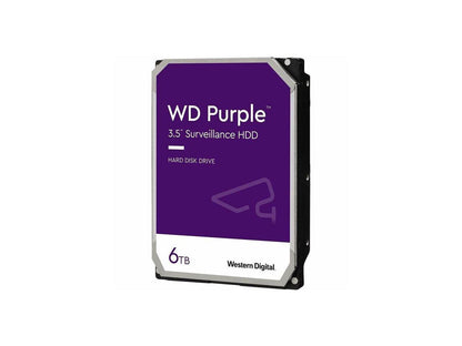 WD Purple 6TB 3.5" SATA Internal Hard Disk Drive WD64PURZ