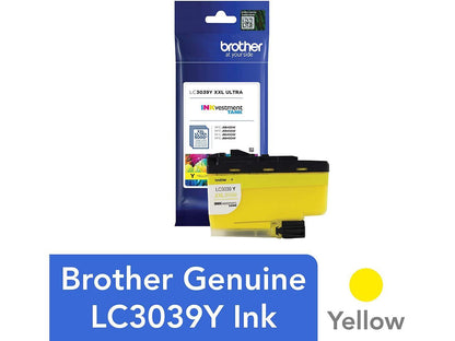 Brother LC3039Y Ultra High Yield INKvestment Ink Cartridge - Yellow