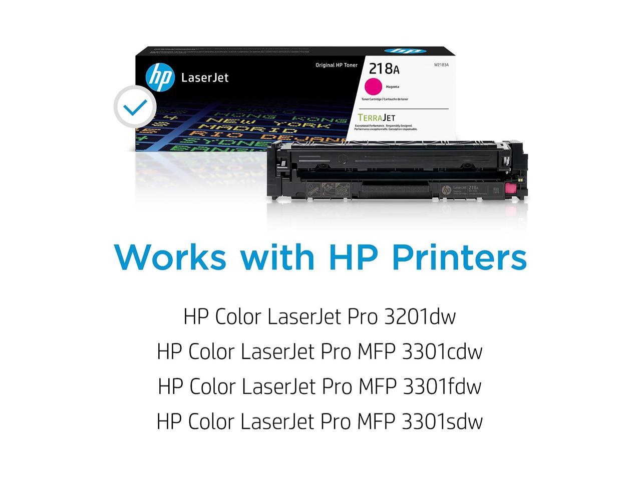 HP 218A Magenta Toner Cartridge Works with Color Laserjet Pro 3201, MFP 3301