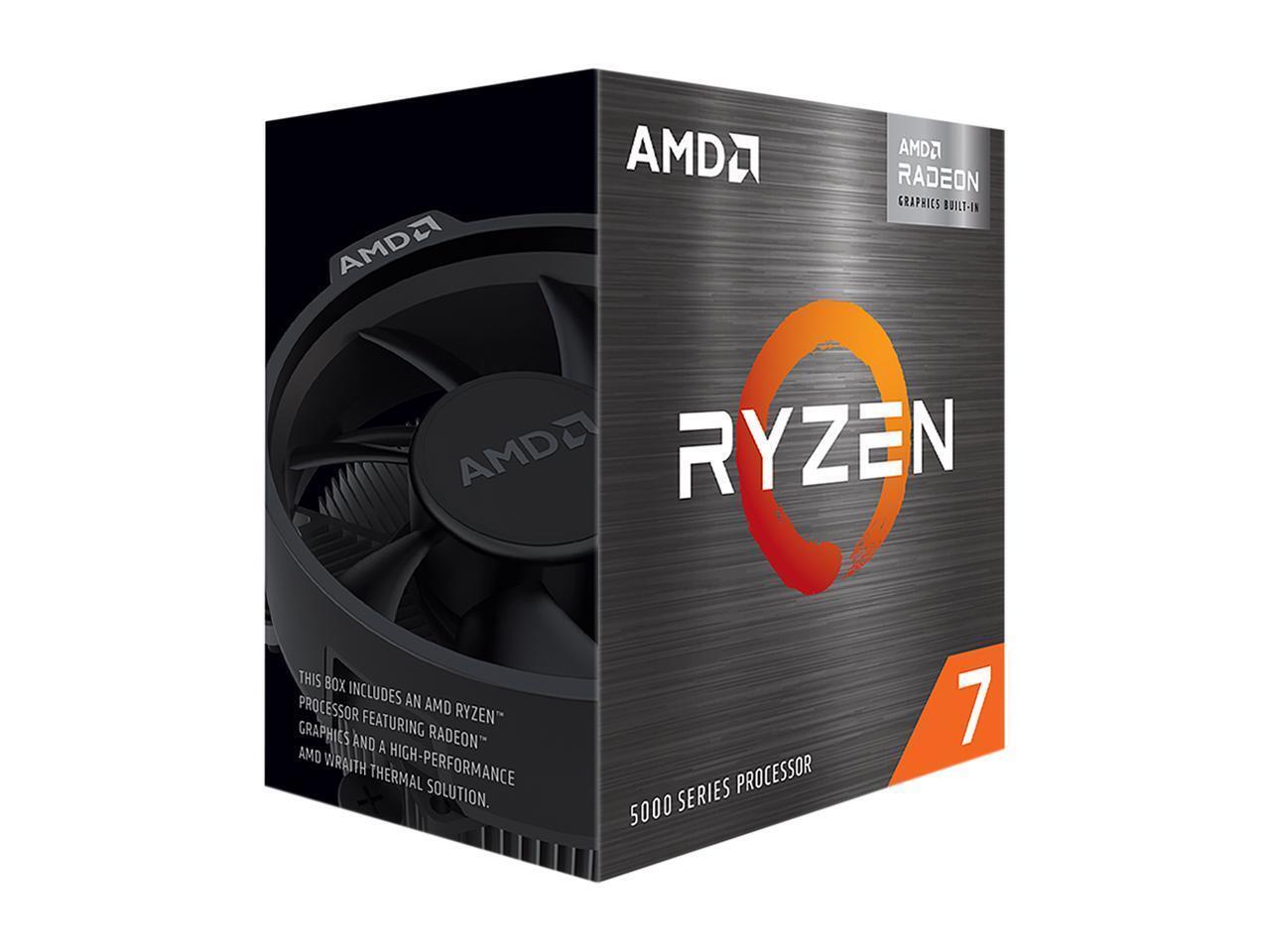 AMD Ryzen 7 5700G-Ryzen 7 5000 G-Series Cezanne (Zen 3) 8-Core 3.8GHz Socket AM4