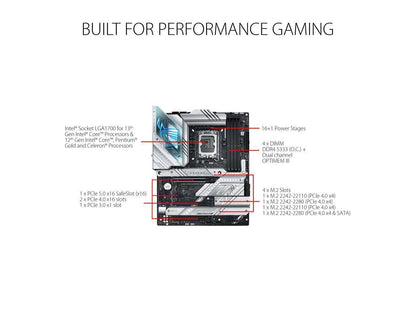 ASUS ROG Strix Z790-A Gaming WiFi D4 LGA1700(Intel13th&12th Gen) ATX gaming MB