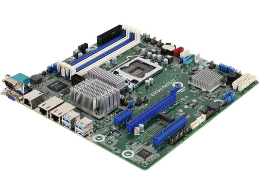 AsRock Rack E3C242D4U2-2T Micro ATX Server Motherboard LGA 1151