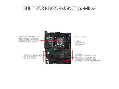ASUS ROG Strix Z790-F Gaming WiFi 6E LGA 1700(Intel 13th&12th Gen) ATX MB