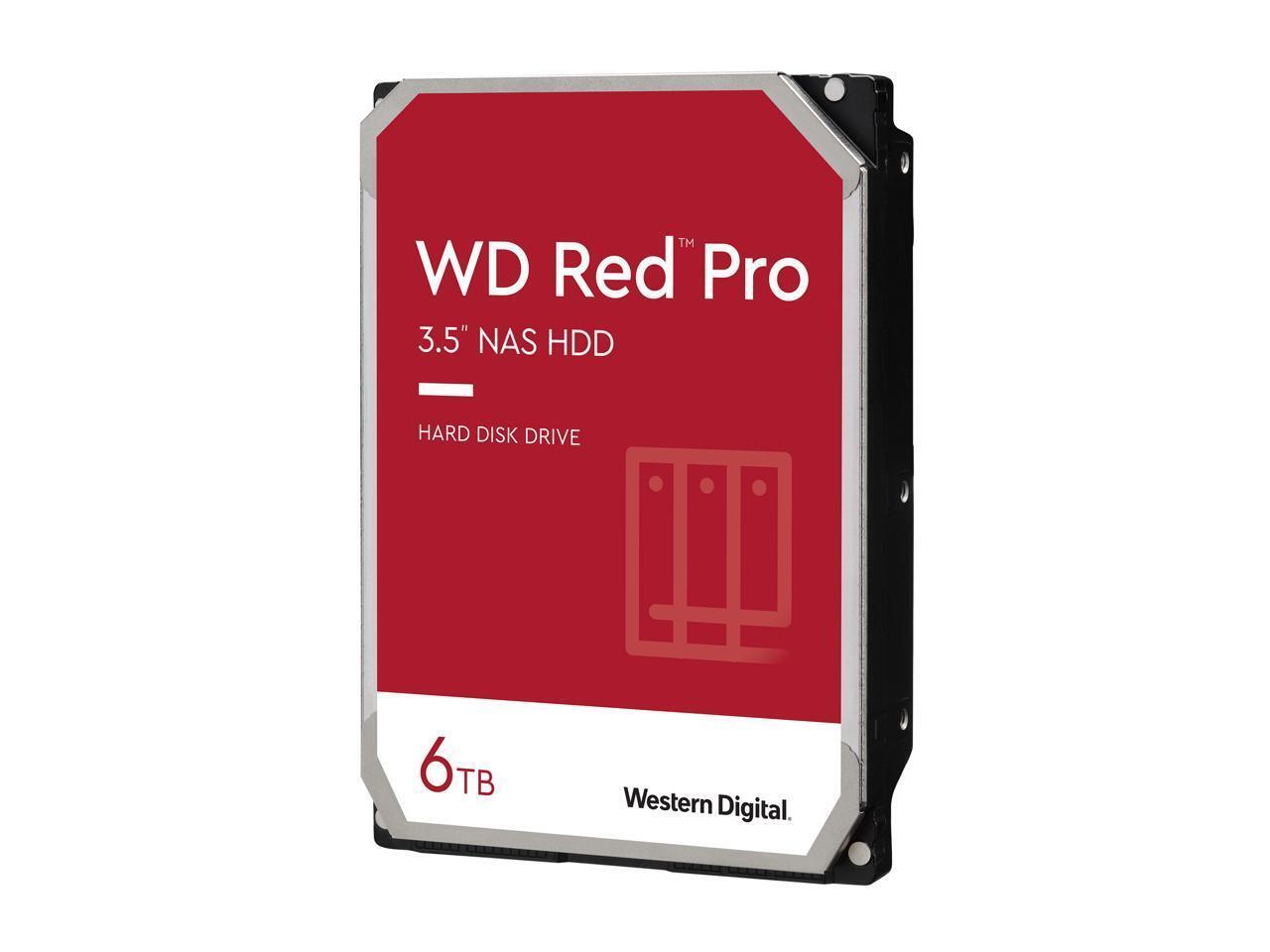 WD Red Pro WD6003FFBX 6TB 7200 RPM 256MB Cache SATA 6.0Gb/s 3.5" Internal Hard D
