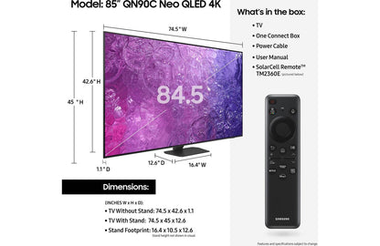 Samsung QN85QN90C QN90C 85" Smart Neo QLED 4K UHD TV with HDR (2023)