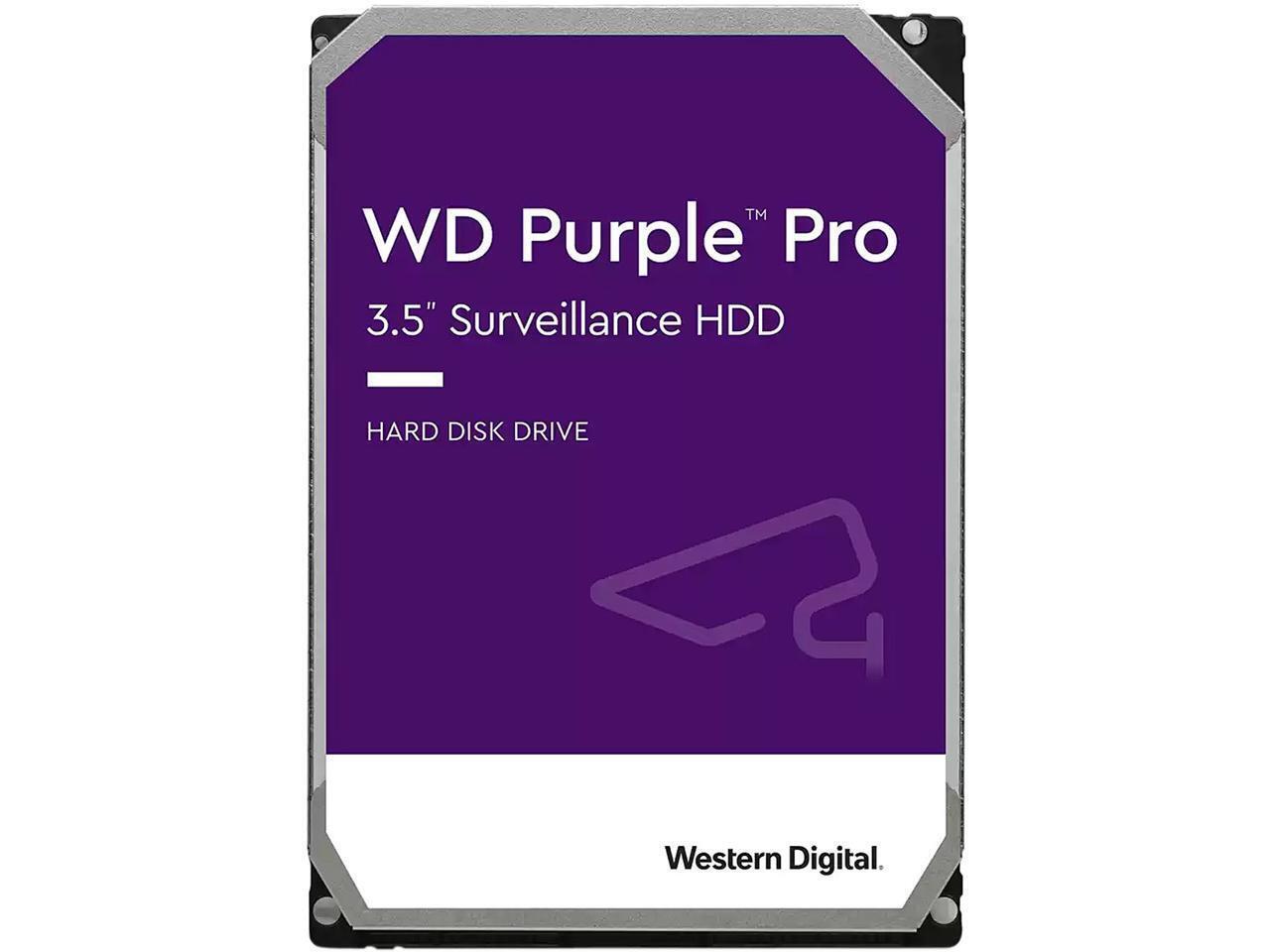 WD Purple Pro WD181PURP 18TB 7200 RPM 512MB Cache SATA 6.0Gb/s 3.5" Internal HD