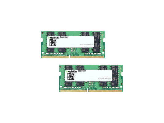 Mushkin Enhanced Essentials 64GB (2 x 32GB) 260-Pin DDR4 SO-DIMM DDR4 2933