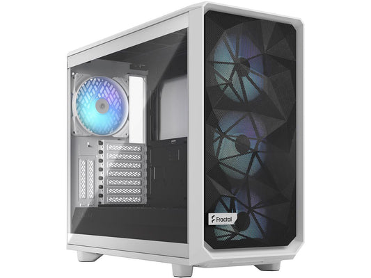Fractal Design Meshify 2 RGB White TG Clear Tinted Tempered Glass Window ATX Mid
