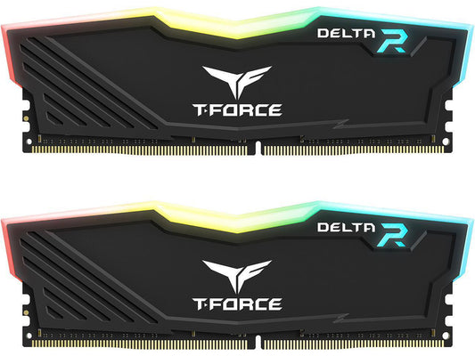 Team T-Force Delta RGB 16GB (2 x 8GB) 288-Pin PC RAM DDR4 3200 (PC4 25600)