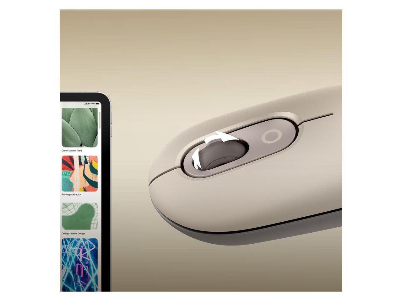 Logitech POP Wireless Mouse with Customizable Emoji Wireless Bluetooth