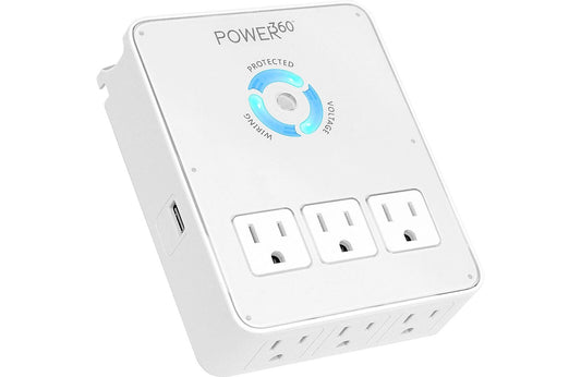 Panamax P360-Dock Power360 Space-saving surge protector with built-in USB chargi