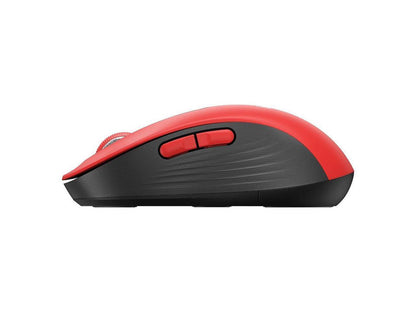 Logitech Signature M650 L Mouse Optical Wireless Bluetooth/Radio Frequency Red